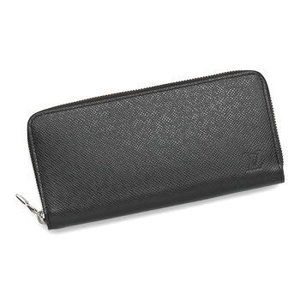 Louis Vuitton Taiga Zippy Wallet Black